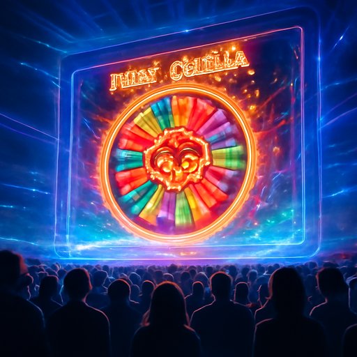 rbajee Fire Joker colorful wheel display