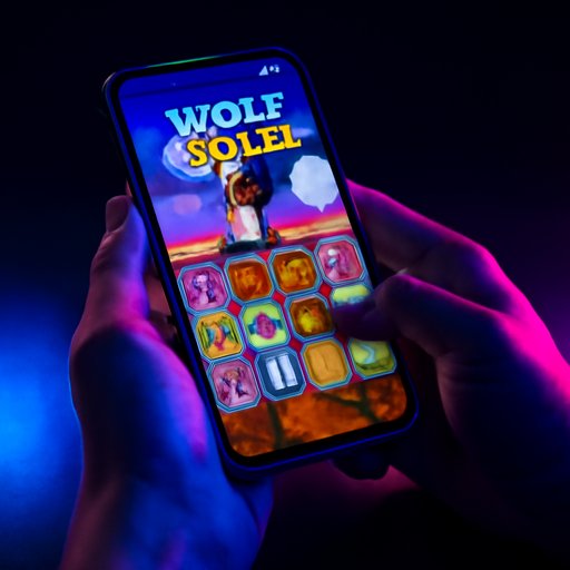 rbajee Wolf Gold moonlit reel screen